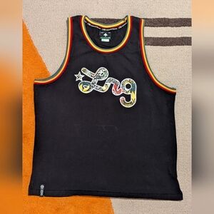 LRG Coogi logo black Tank Top- size large